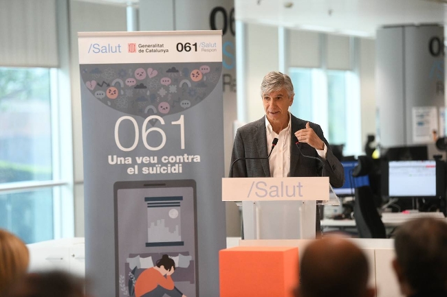 El Departament de Salut ha posat en marxa la central de coordinació de salut mental del 061 Salut Respon