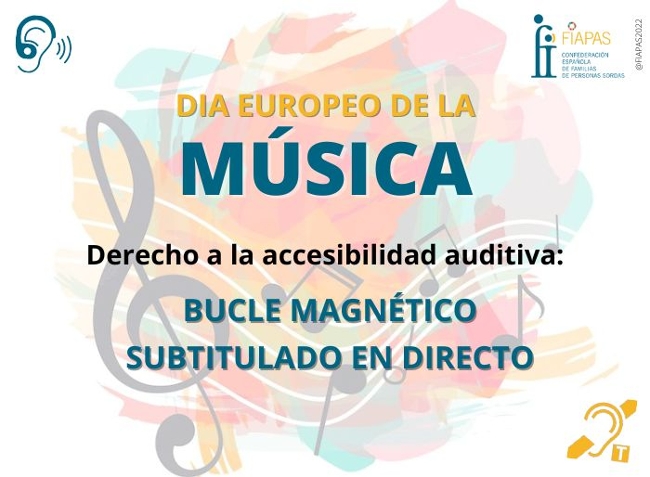 cartell dia europeu música accessibilitat auditiva