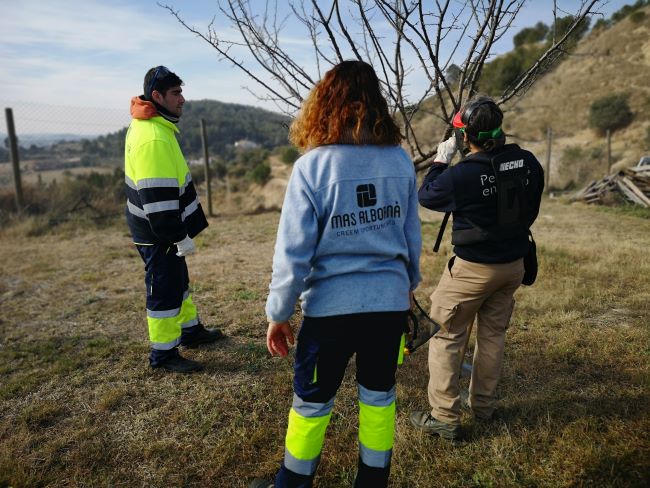 Formació Entrem i Mas Albornà formació jardineria el penedès