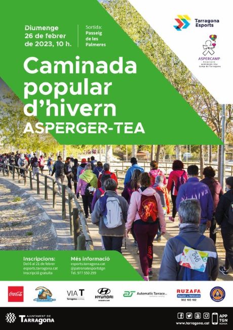 cartell caminada popular asperger-tea tarragona