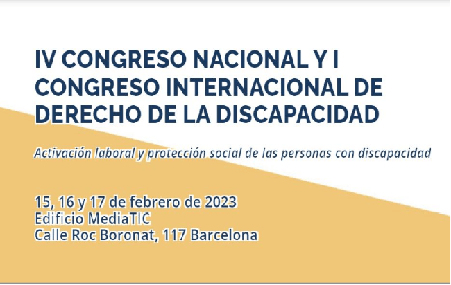 congres dret discapacitat 2023 barcelona