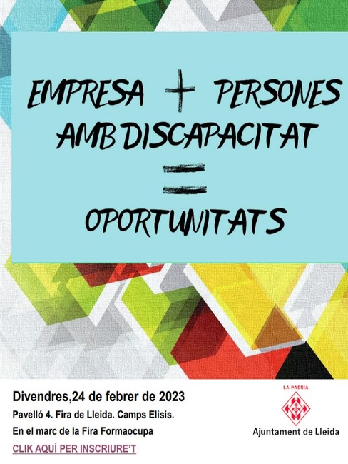 jornada paeria lleida beneficis contractar persones amb discapacitat
