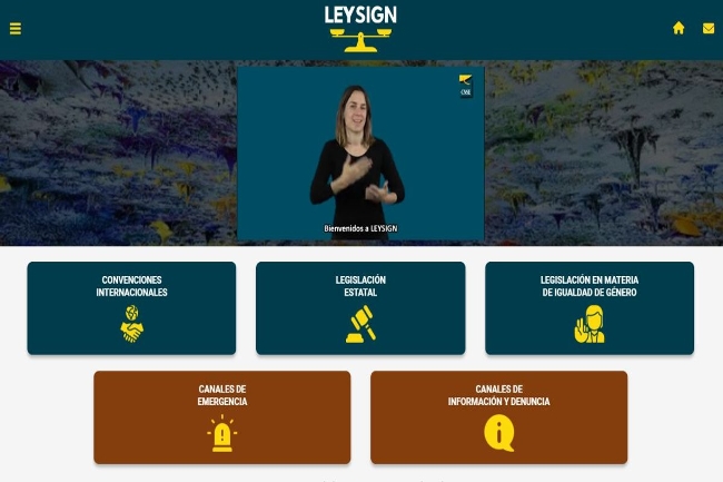 leysign informació jurídica persones sordes