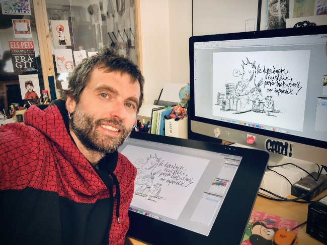 joan turu en la campanya sant jordi divers 2023
