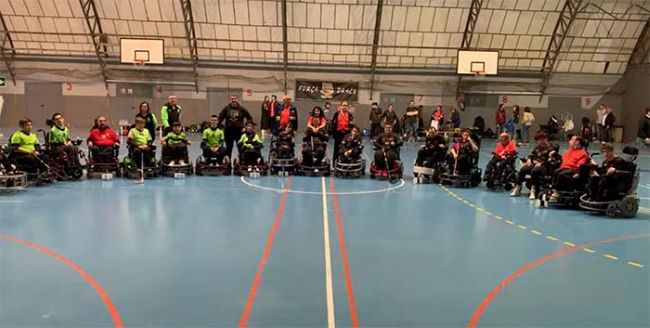 dracs cea campió lliga catalana hoquei cadira rodes electrica