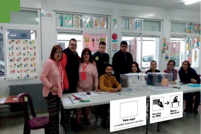senyalització accessible a les eleccions