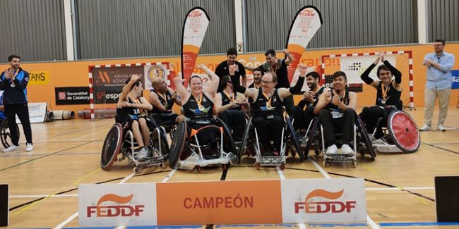buc barcelona campió liga nacional rugby adaptat