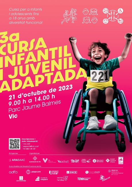 cartell 3a cursa infantil adaptada vic