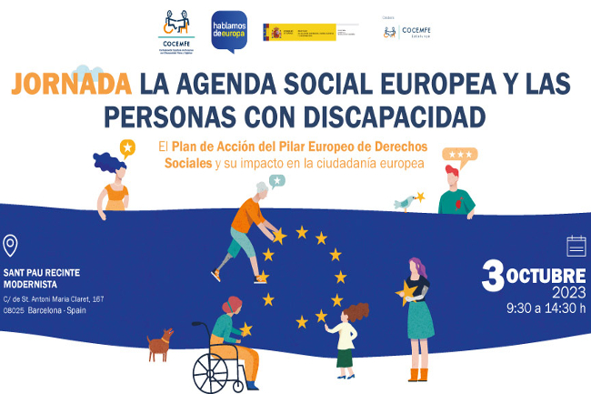 cocemfe-jornada-agenda-social-europea-discapacidad-cartel-evento
