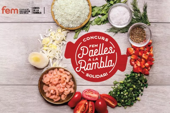 concurs solidari fem paelles a la rambla per l'esclerosi multiple