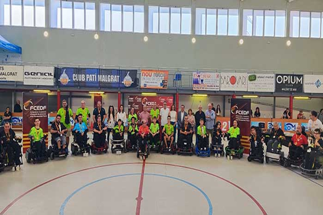 supercopa catalunya hoquei en cadira de rodes elèctrica