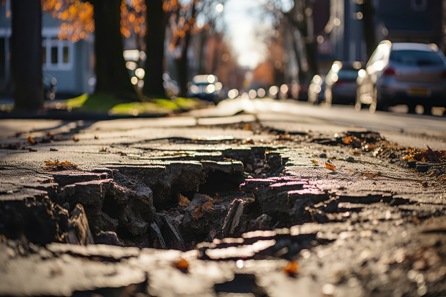 reclamació caiguda al carrer