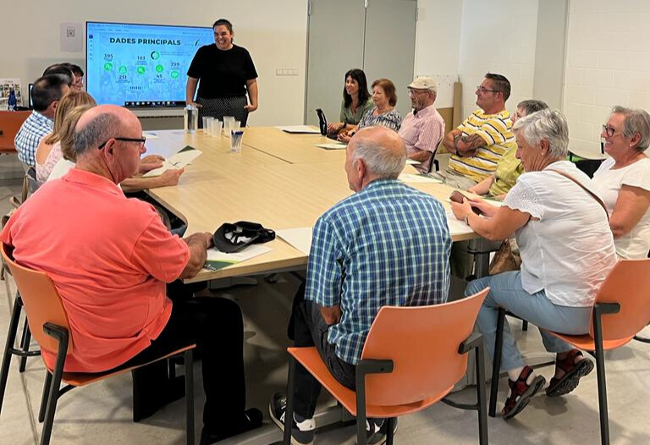 reunió grup famílies vier de Bell-lloc