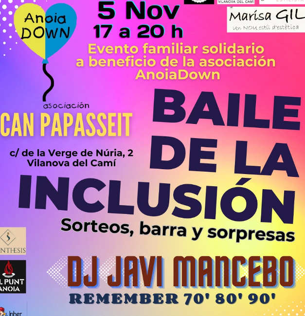 cartell primer ball per la inclusió anoiadown