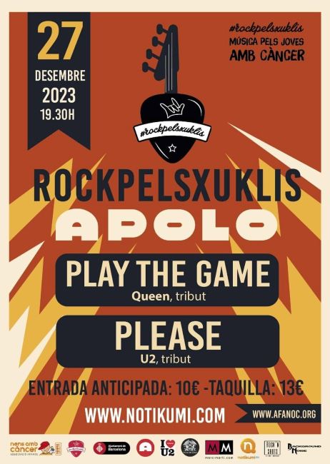 cartell concert solidari afanoc sala apolo