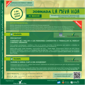 cartell jornada la meva vida vivelloc