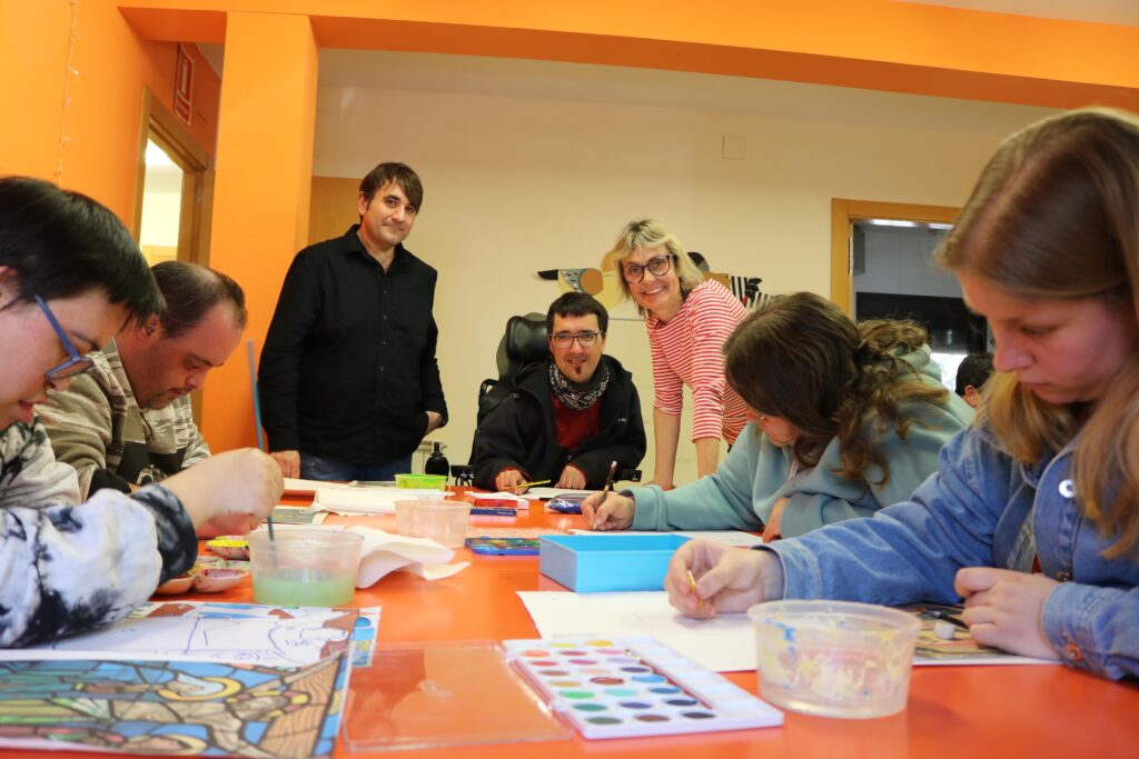 taller artistes amb discapacitat cartell La Passió de Cervera