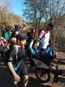 pujada matagalls cinc cadires joelettes