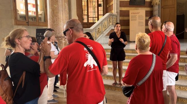 visita persones amb sordceguesa recinte modernista de sant pau