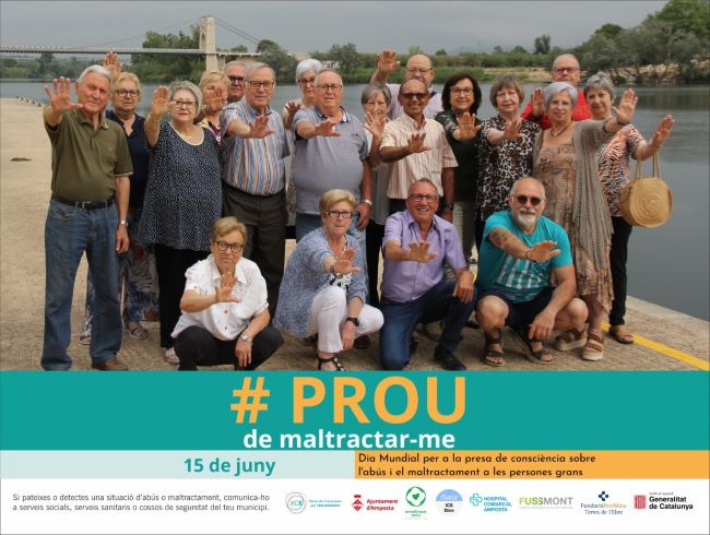 cartell prou maltractament gent gran amposta