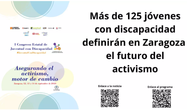 infografia I Congrés Estatal de Joventut amb Discapacitat