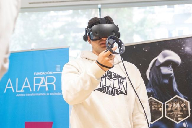 joves amb discapacitat intel·lectual i realitat virtual