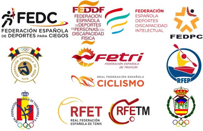 cartell logos federacions esportives