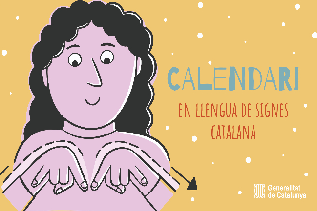 Política Lingüística se suma a la Setmana Internacional de les Persones Sordes amb un calendari perpetu en LSC