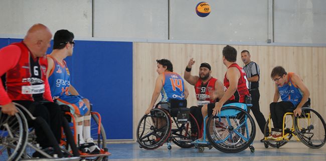 CE Costa Daurada i UNES-Globalbasket primers líders de la Lliga Catalana de bàsquet en cadira de rodes 3x3
