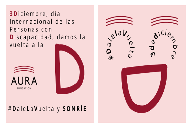 Aura Fundació impulsa la inclusió amb la campanya de somriures per la diversitat #DaleLaVuelta