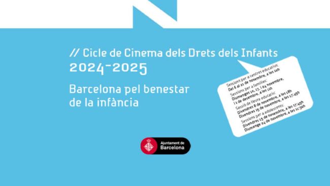 Barcelona acull el Cicle de Cinema dels Drets dels Infants amb sessions accessibles i gratuïtes