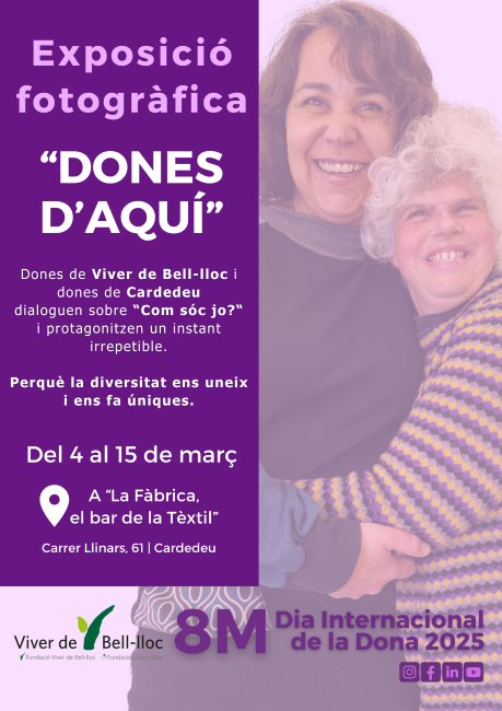 Viver de Bell-lloc reivindica la igualtat i la sororitat amb l'exposició fotogràfica "Som d'Aquí"