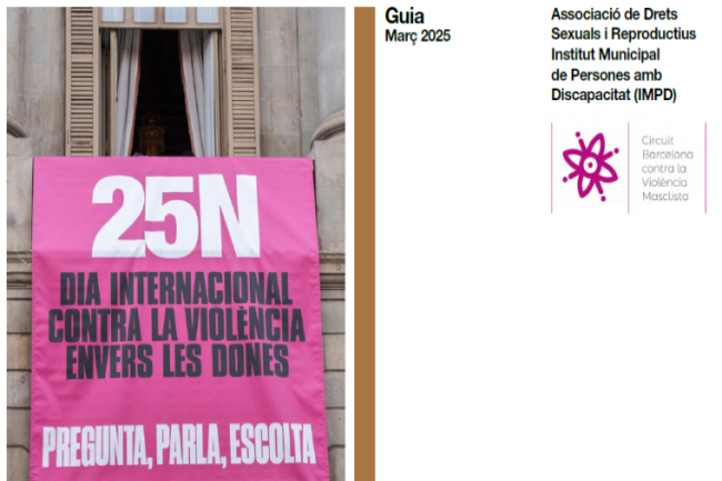 Barcelona elabora una nova guia per detectar i abordar les violències sexuals en dones joves amb discapacitat intel·lectual