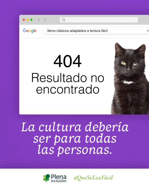 Plena inclusió impulsa la campanya #QueSeLeaFácil per denunciar l'escassetat d'obres en lectura fàcil