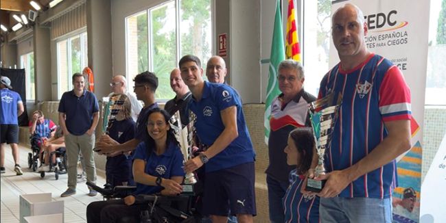 El CN Barcelona i el CN Mataró finalitzen segon i tercer al Campionat d’Espanya per clubs de natació adaptada
