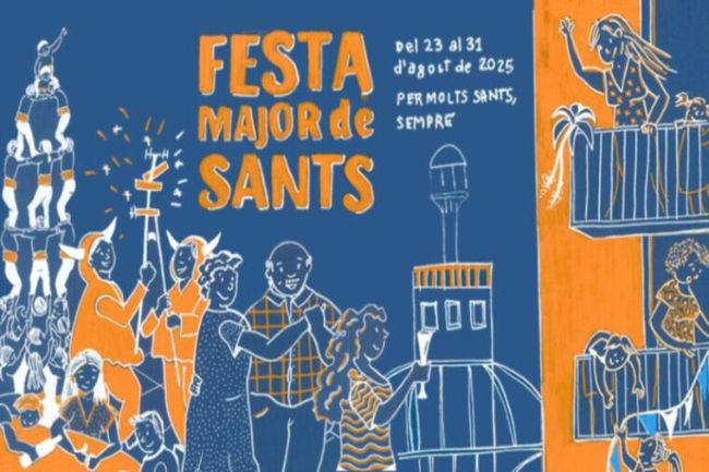 Sants es prepara per a la seva festa major amb la programació més inclusiva