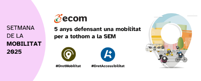 Webinar d’ECOM sobre mobilitat inclusiva en el marc de la Setmana Europea de la Mobilitat 2025