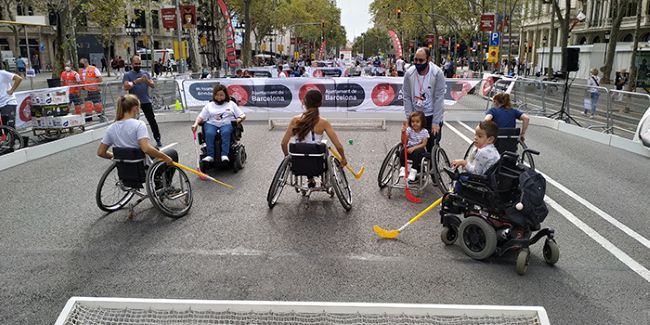La XII Jornada Inclusiva de la Mercè torna al Passeig de Gràcia per promoure l’esport adaptat