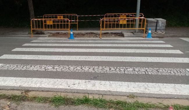 Girona finalitza les obres d’accessibilitat a l’Avinguda Lluís Pericot amb l’adaptació de set passos de vianants