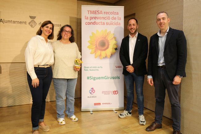 Terrassa llança la campanya “Siguem Girasols” al Bus per promoure la salut mental i prevenir les conductes suïcides