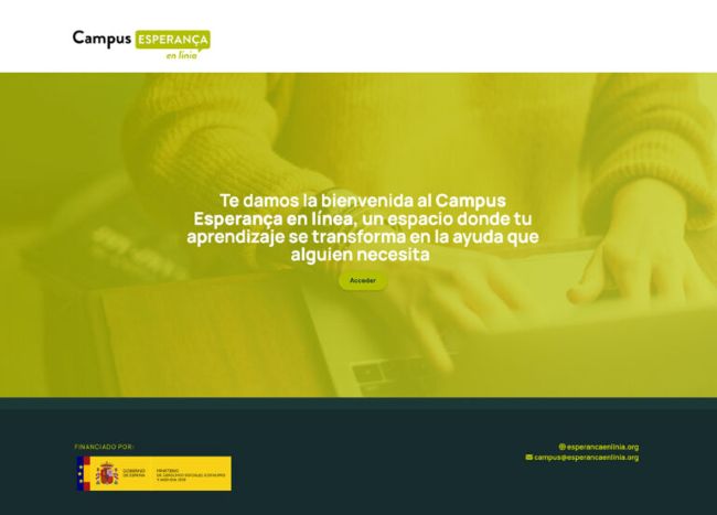 La Fundació Ajuda i Esperança llança el Campus Esperança en Línia per formar el voluntariat en suport emocional