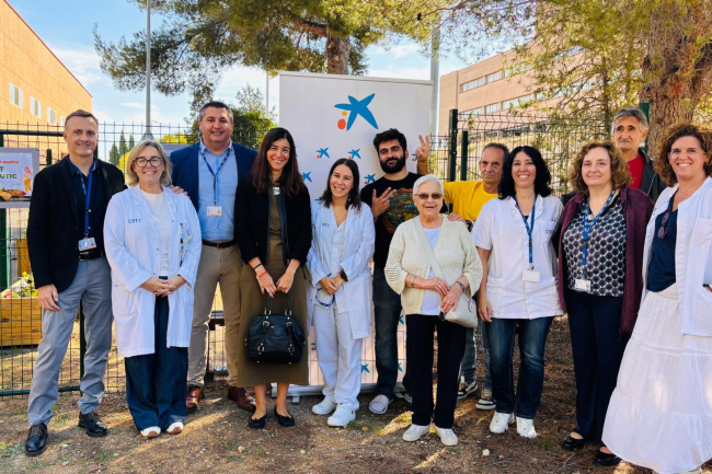 La humanització de l'atenció en salut mental arriba a l'Hospital de Terrassa amb la inauguració d'un hort terapèutic