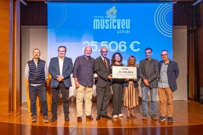 L'onzena edició del MUSiCVEU lliura 25.506 € a la plataforma SOM SALUT MENTAL 360