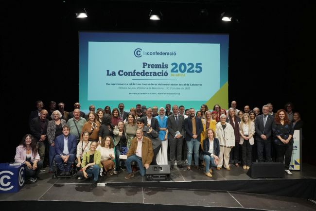 El tercer sector social reconeix les iniciatives més innovadores als Premis La Confederació 2025