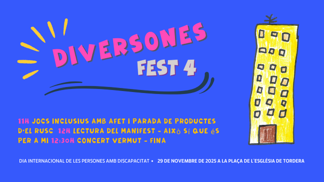 La quarta edició del DiverSones Fest celebra la inclusió amb música i reivindicació a Tordera