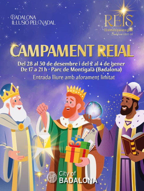 Badalona estrena un Campament Reial renovat i totalment accessible al parc de Montigalà