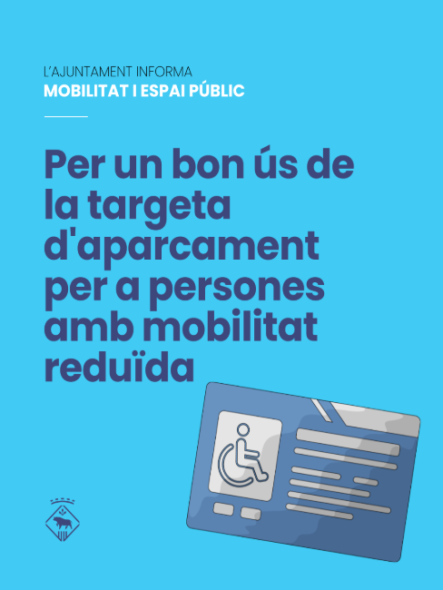 L'Ajuntament de les Borges Blanques inicia una campanya contra l'ús fraudulent de les persones amb mobilitat reduïda