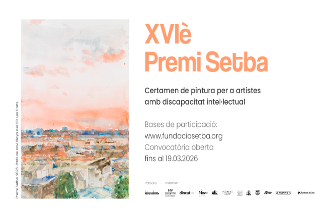El Premi Setba per a artistes amb discapacitat intel·lectual renova el seu jurat professional en la 16a edició
