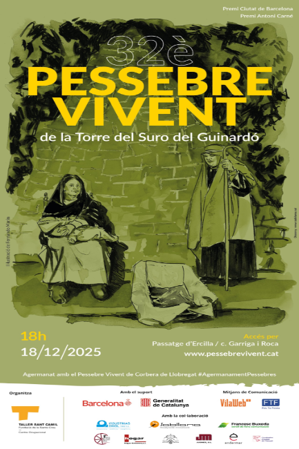 La 32a edició del pessebre vivent de la Torre del Suro es consolida com a referent d'inclusió a la programació nadalenca de Barcelona