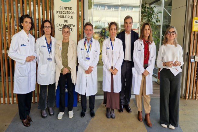 La consellera Pané visita Vall d'Hebron per conèixer l'activitat i el model d'atenció integral del Centre d'Esclerosi Múltiple de Catalunya